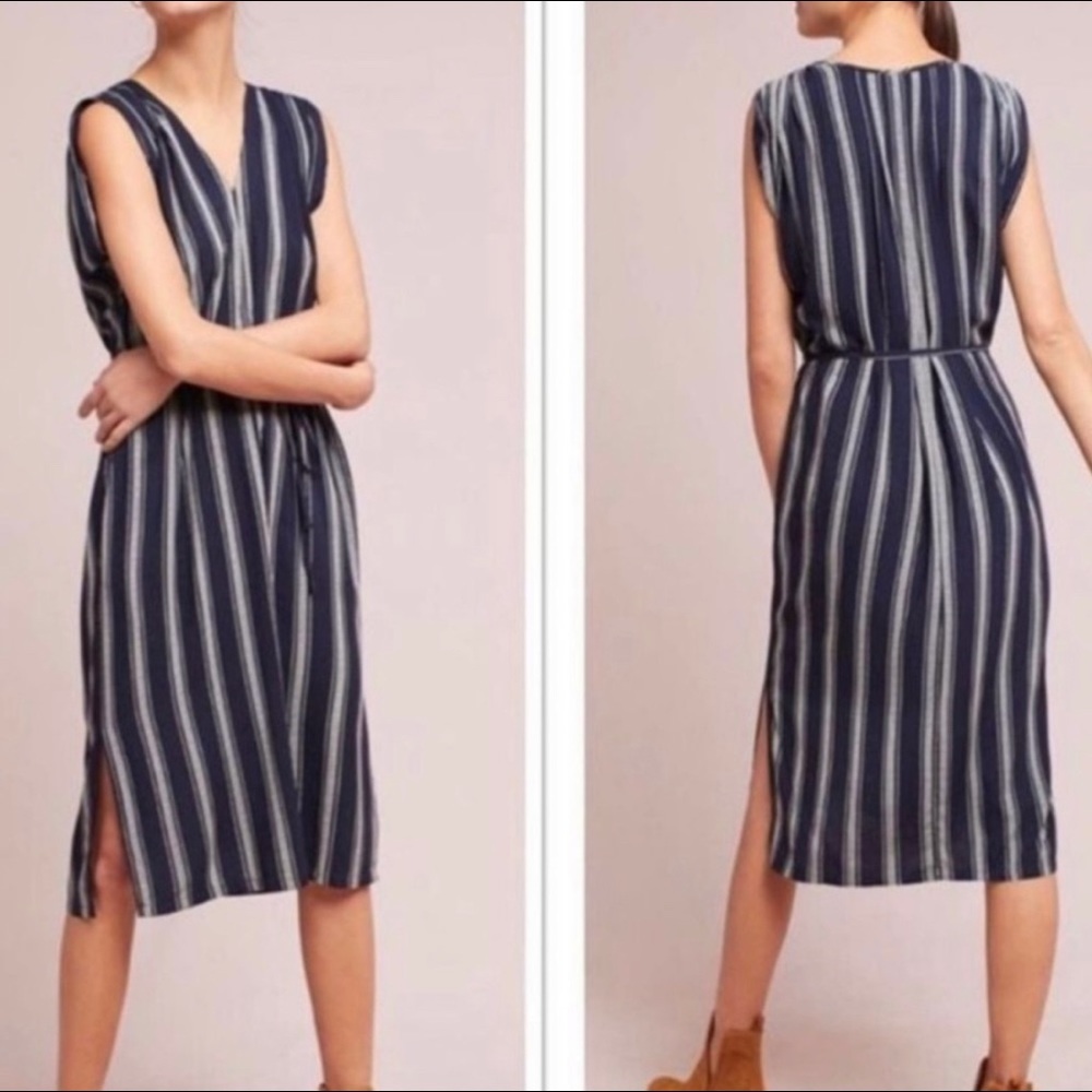 Anthropologie Porridge Dress in Indigo